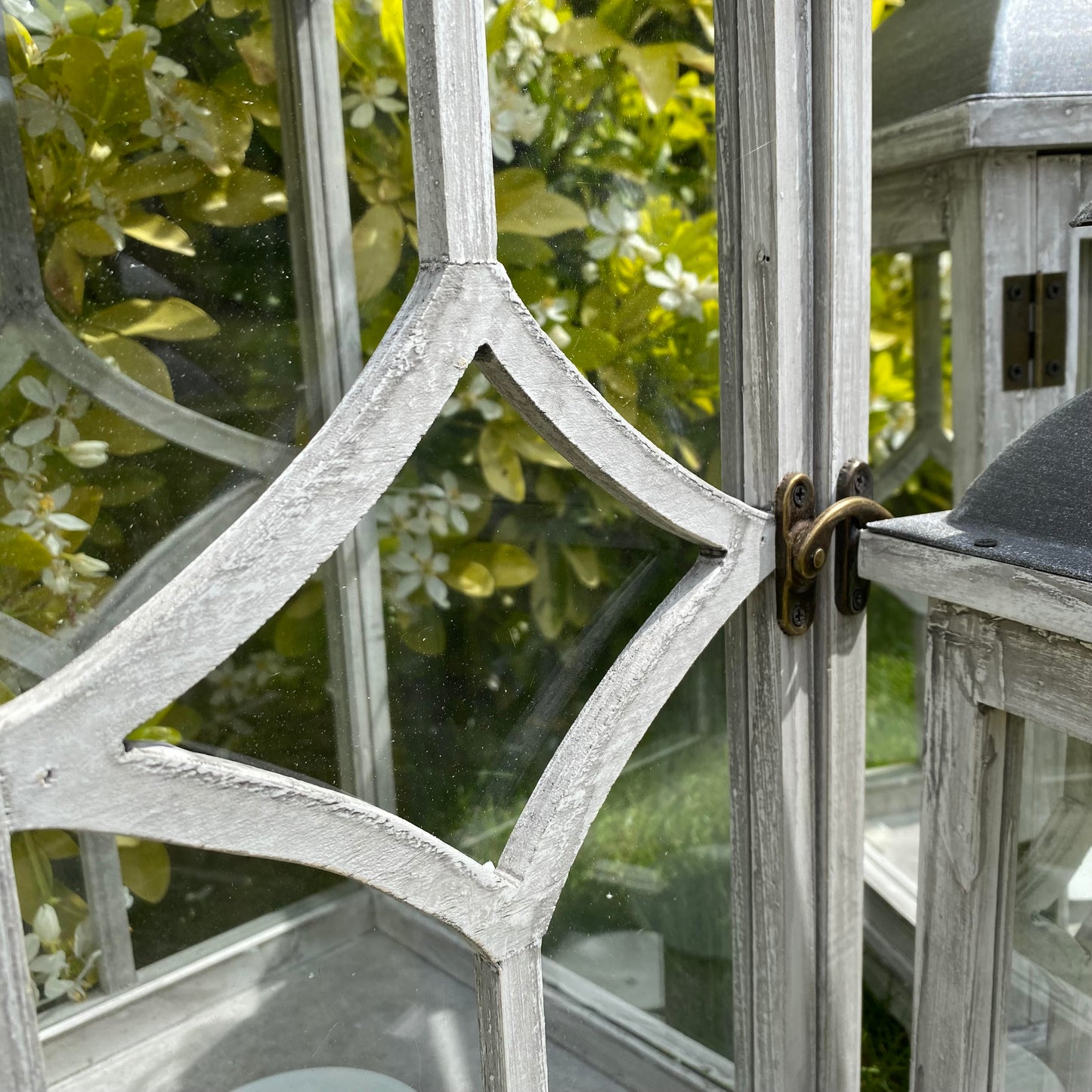 66/50/34CM SET 3 WOODEN LANTERNS