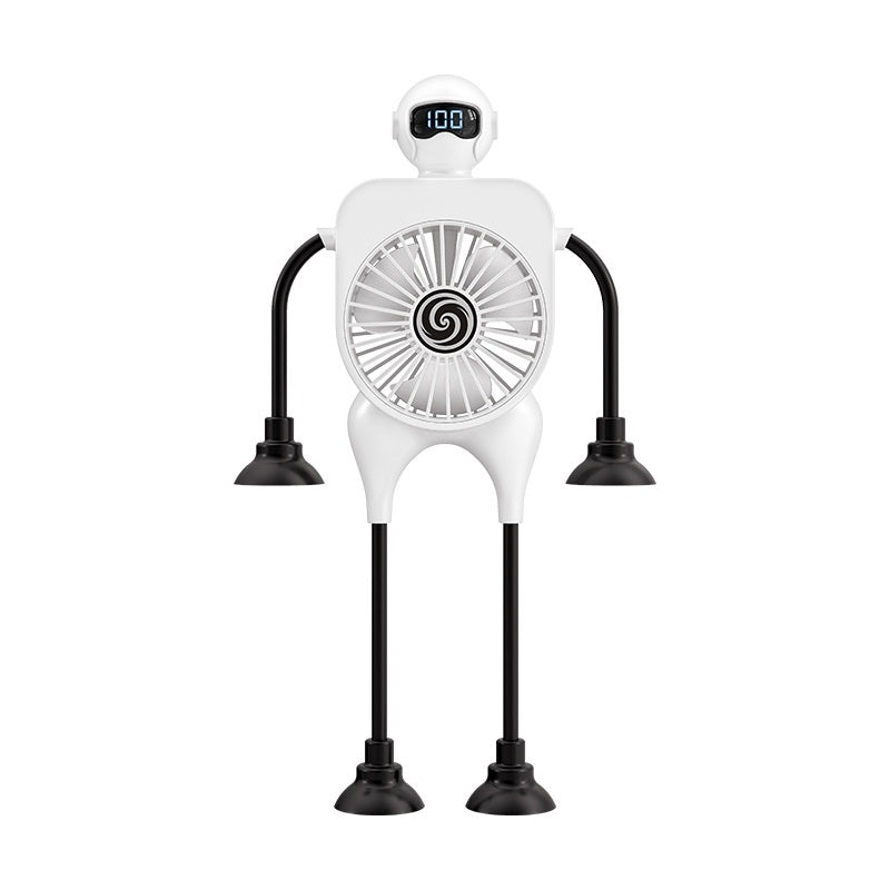 Versatile Robot With Suction-Cup Mini Fan