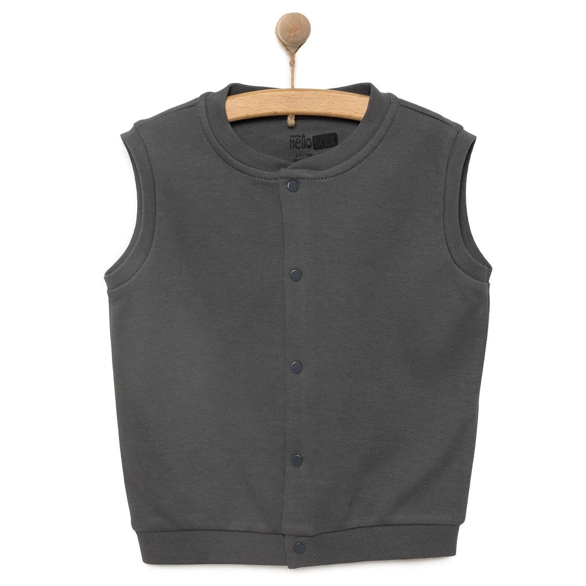 HelloBaby Peter Pan Collar Interlock Baby Gilet (3 Months to 4 Years)