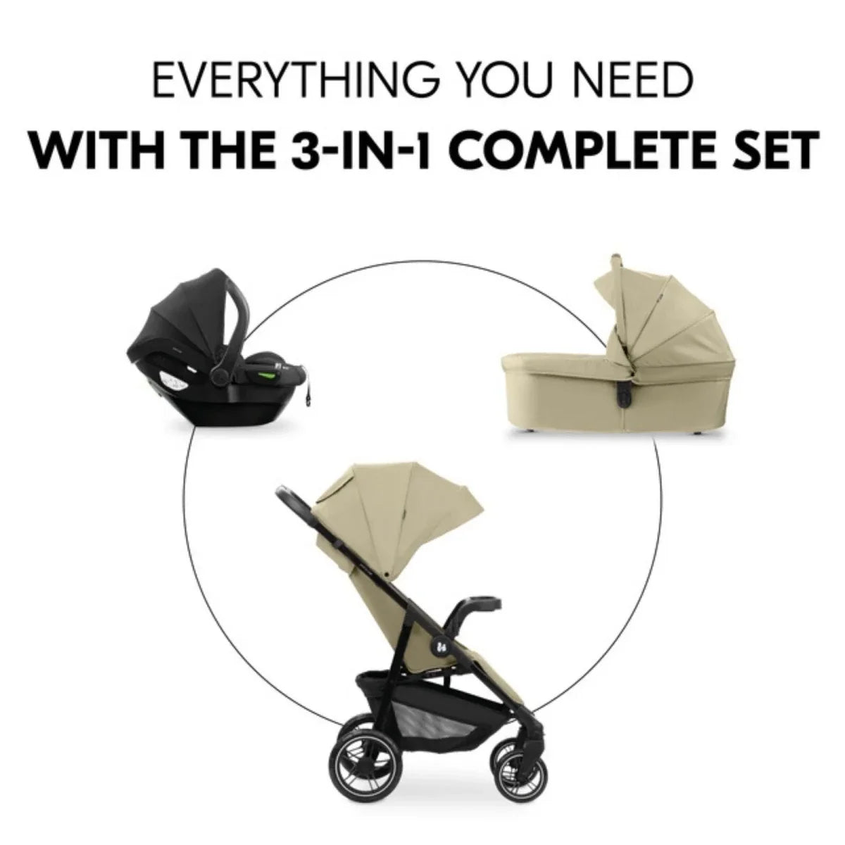 Hauck Shop N Care Trio Set - Olive