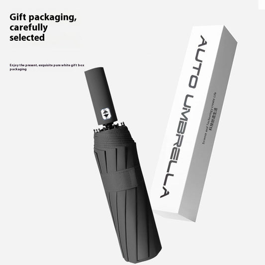 High-grade Double Black Rubber Umbrella