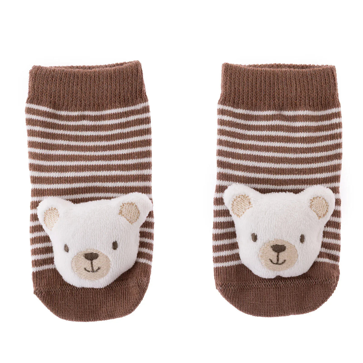 HelloBaby Bear Print Novelty Baby Socks (Newborn to 12 Months)