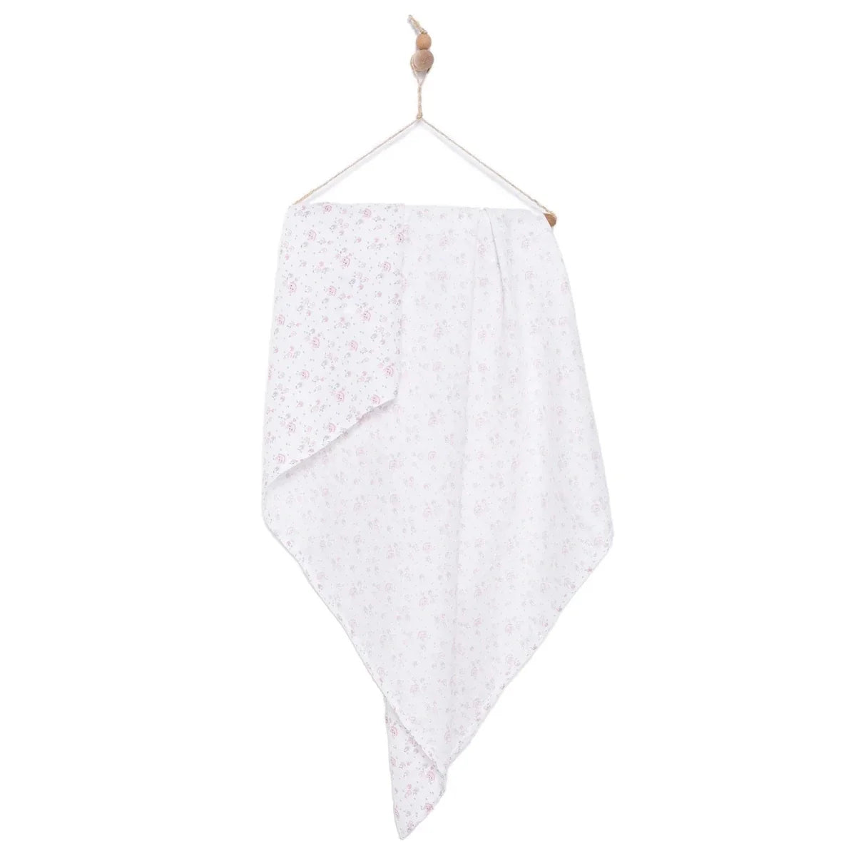 Little Dreams House Print Muslin Baby Blanket (100 x 110 cm)