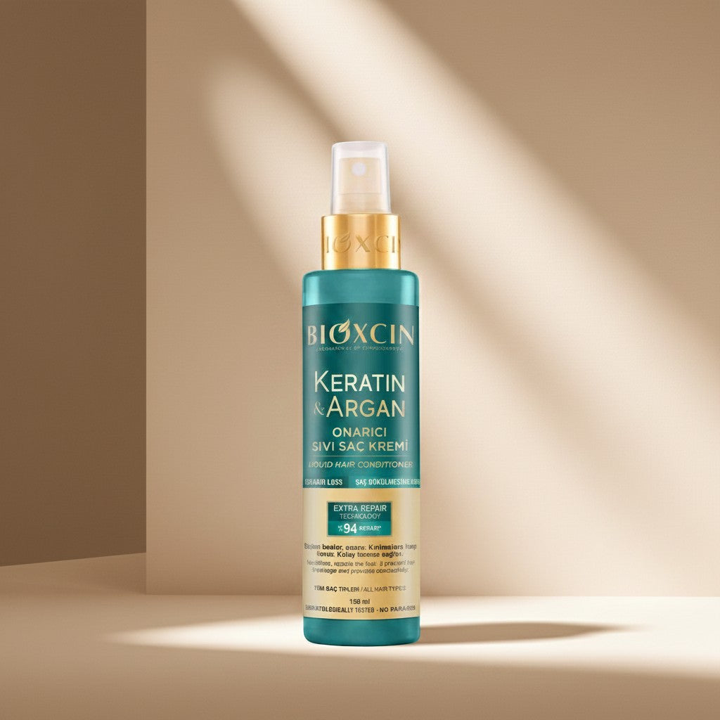 Bioxcin Keratin & Argan Repairing Liquid Conditioner | Leave-In Hair Treatment