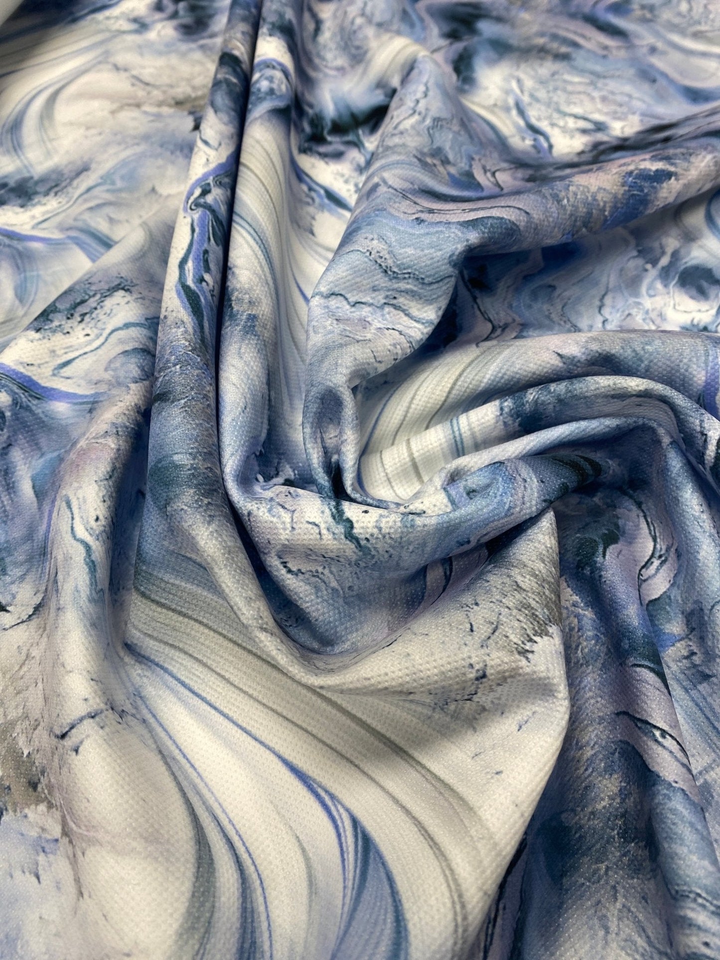 Abstract Marble Effect Fabric Sold by Metre