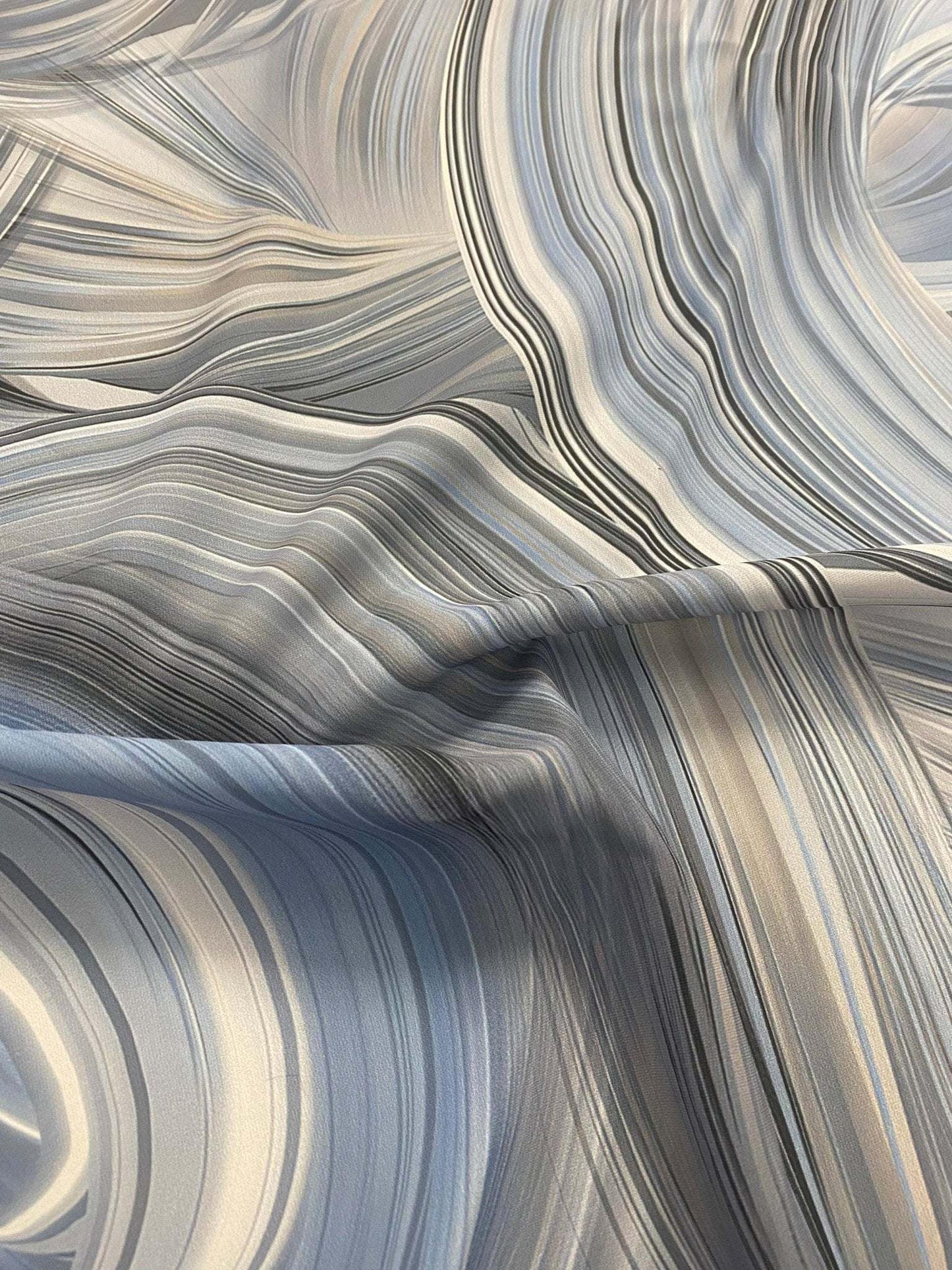 Modern Brushstroke Design Fabric Sold by Metre