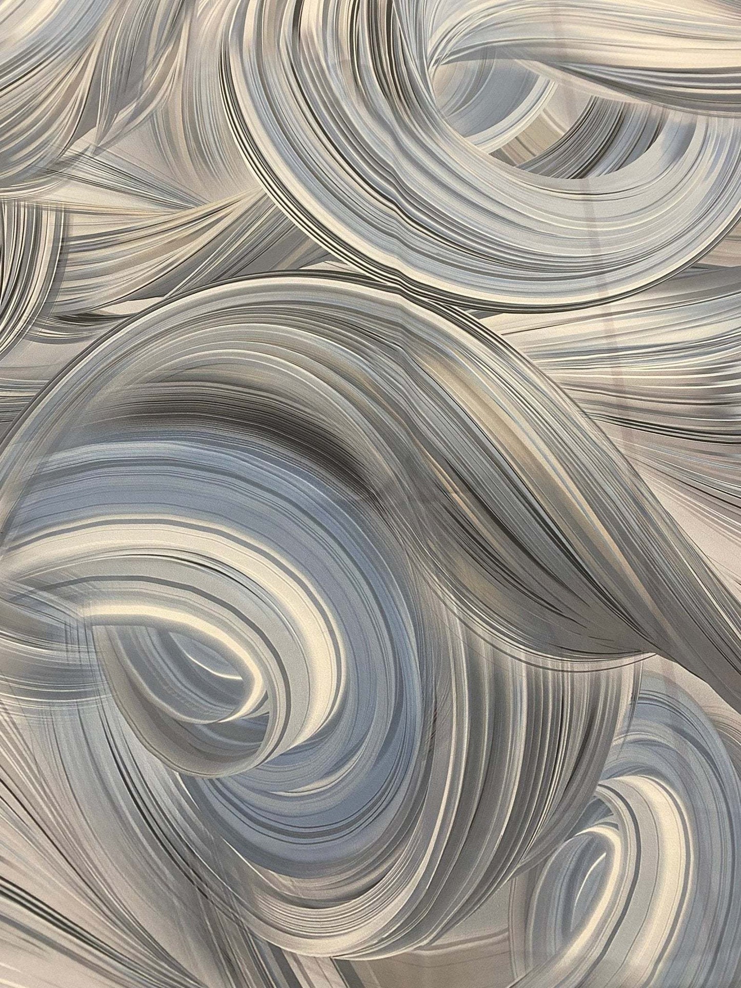 Modern Brushstroke Design Fabric Sold by Metre