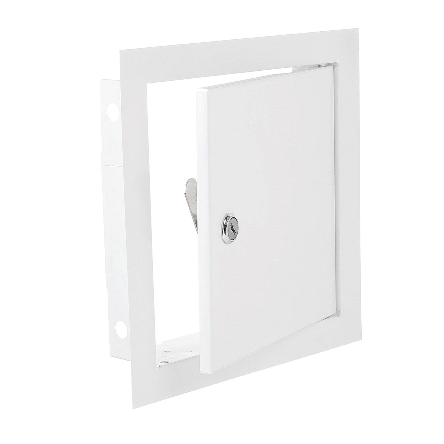 Access Panel Door Metal With Lock, White 200mm x 200mm