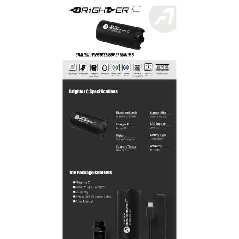 Acetech Brighter C Tracer Unit (Coloured)