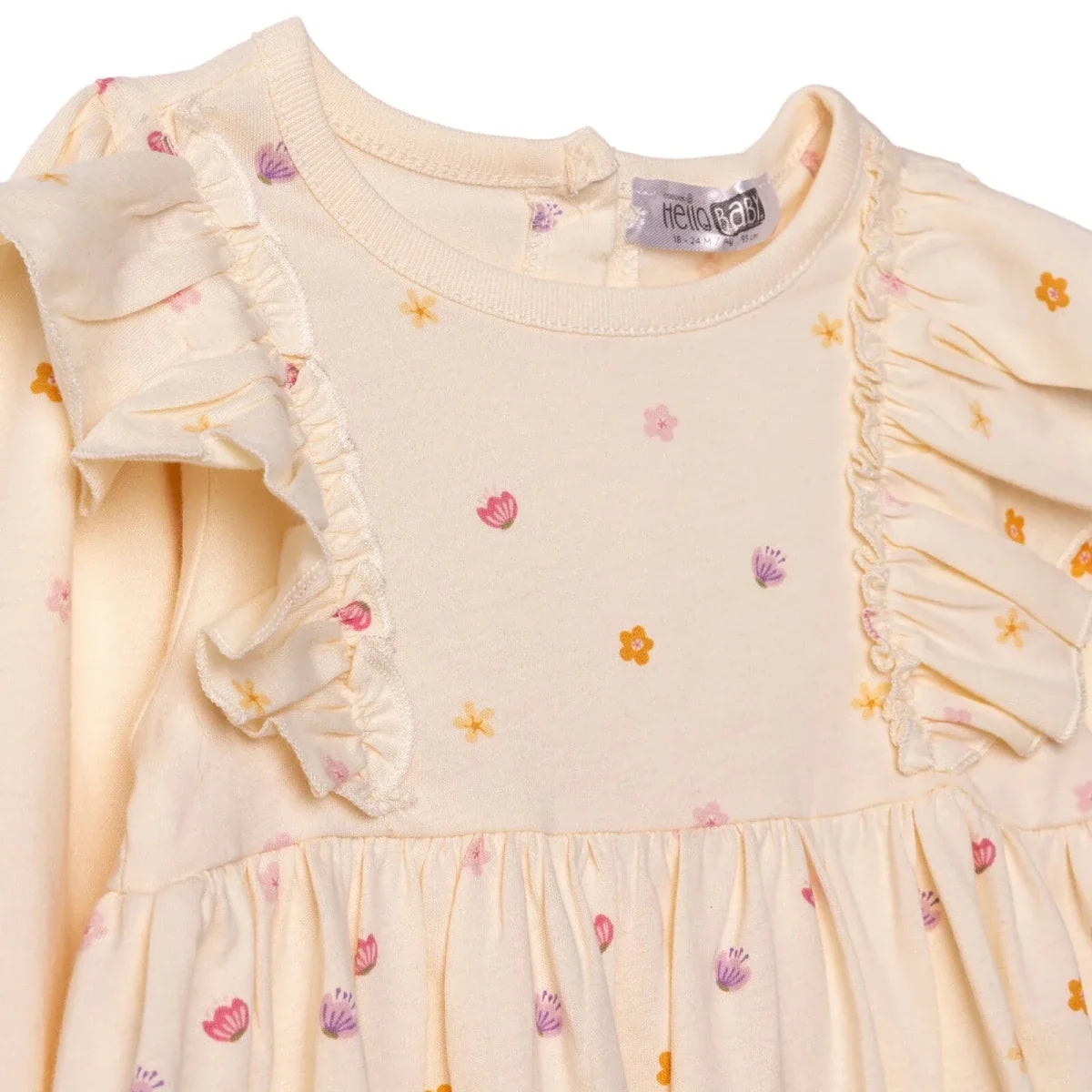 HelloBaby Long Sleeve Baby Dress (6-9 Months to 4-5 Years)