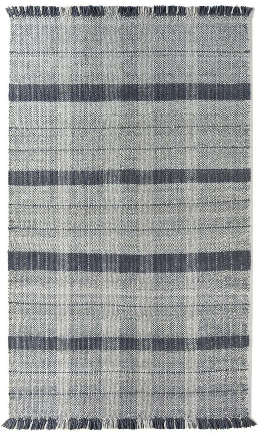 Highland Navy Checkered Rug