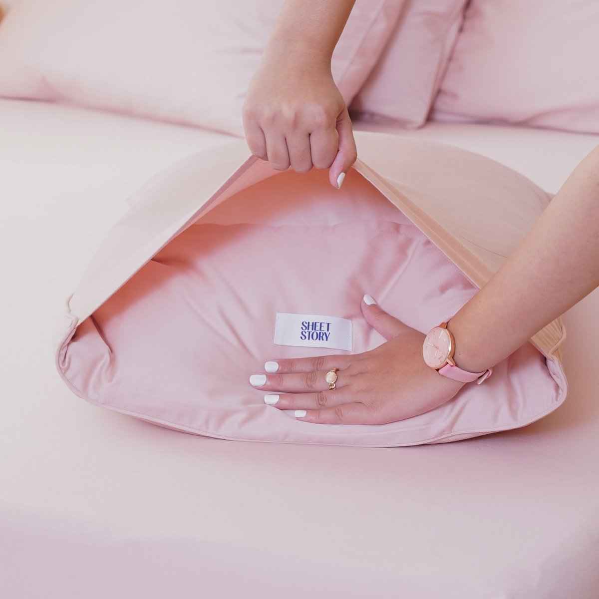 Ackly Bamboo - Blush Pink Pillowcases Pair