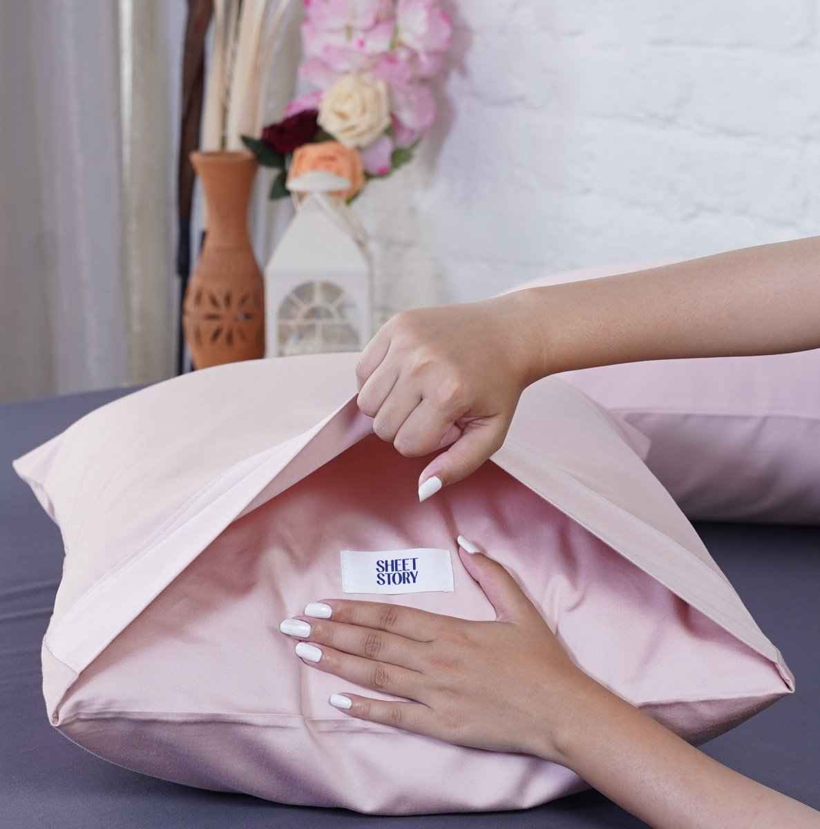Ackly Bamboo - Blush Pink Pillowcases Pair