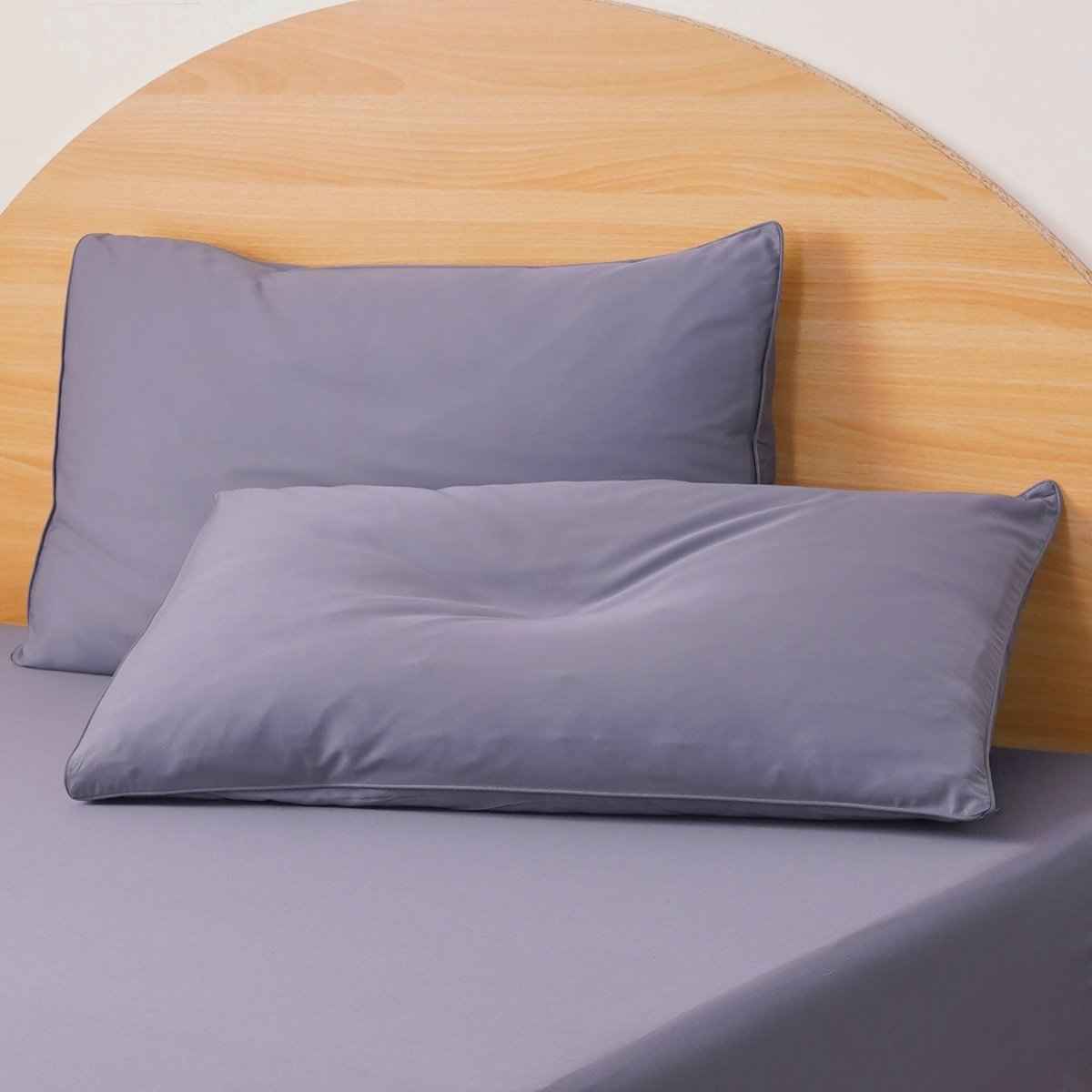 Ackly Bamboo - Charcoal Pillowcases Pair