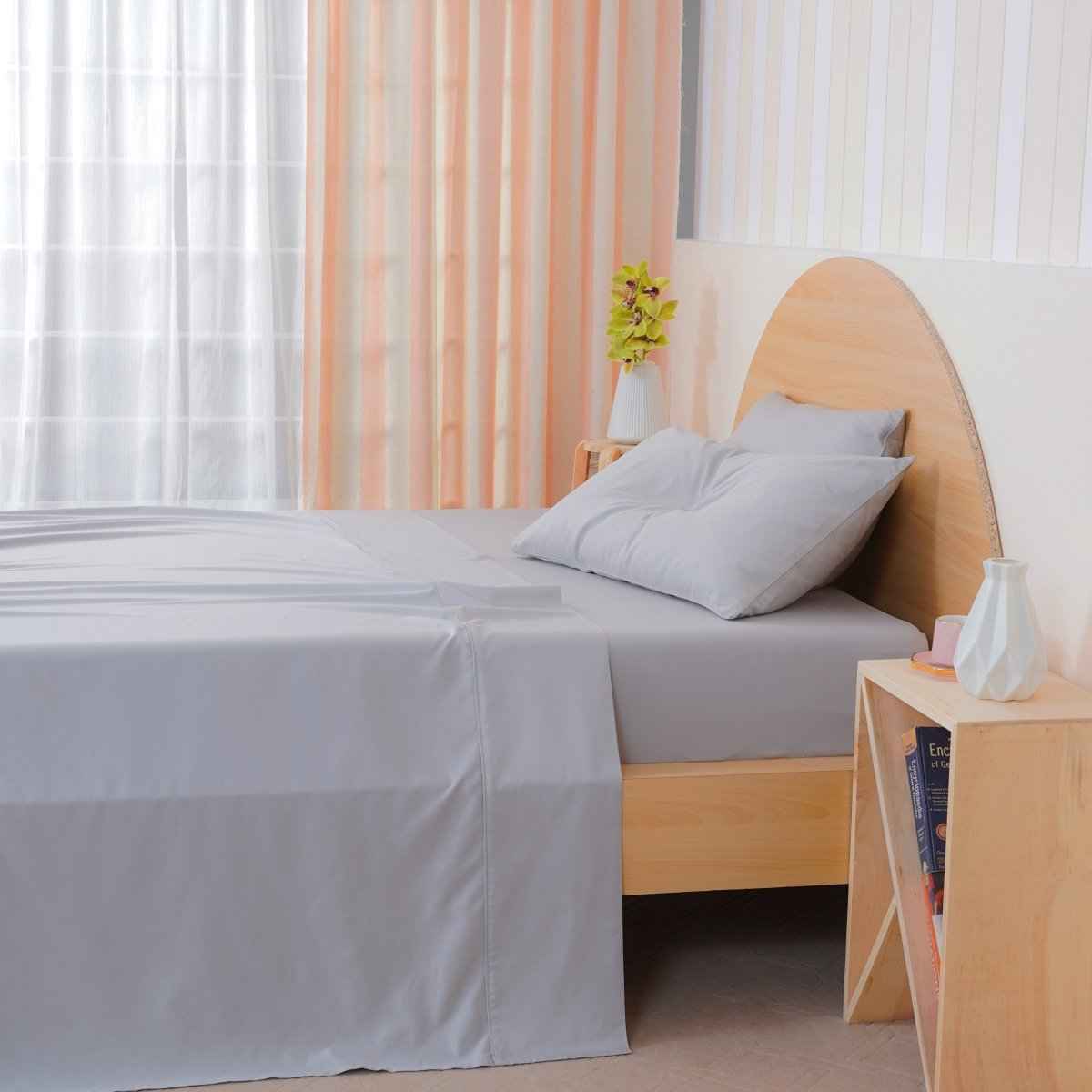 Ackly Bamboo - Dove Grey Pillowcases Pair