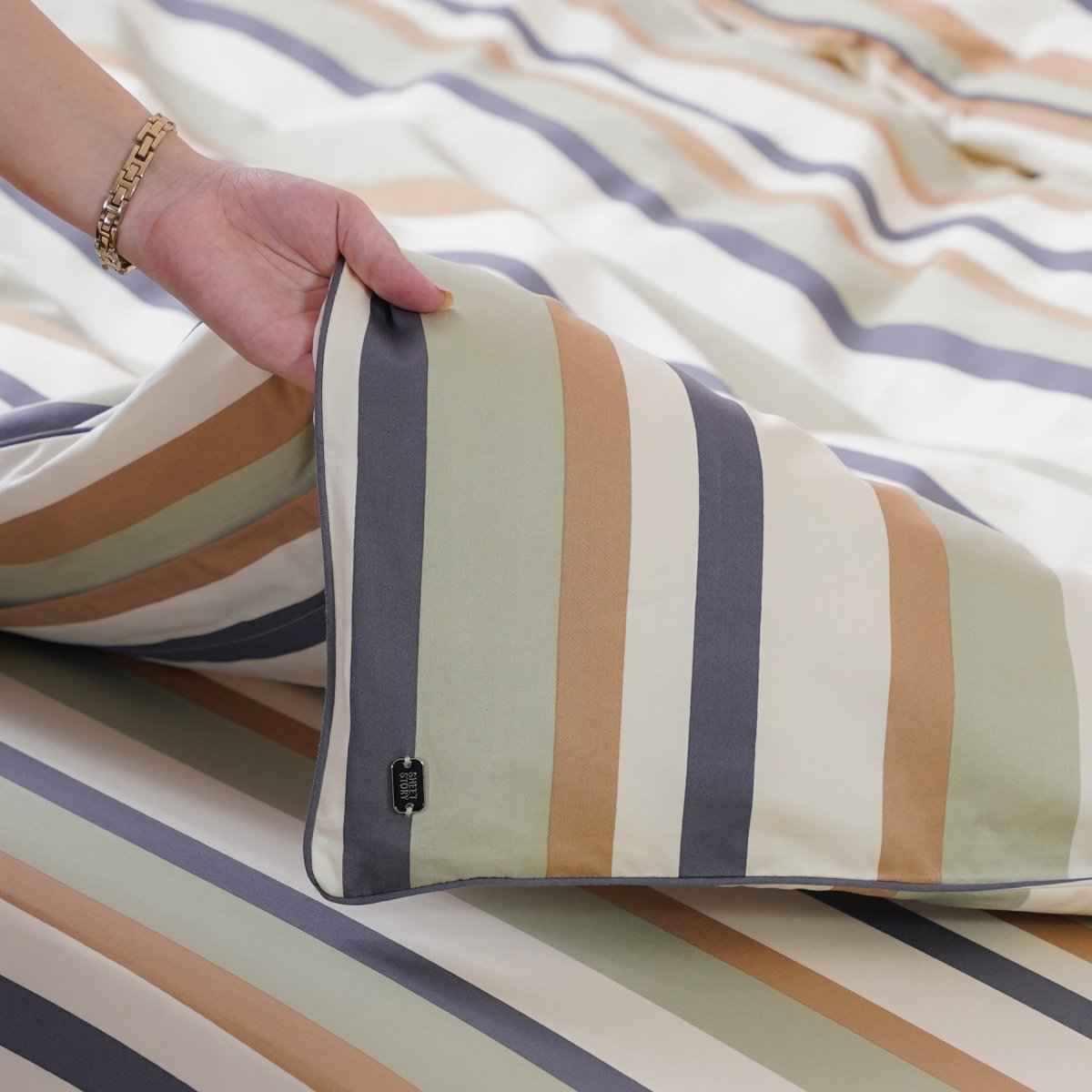 Ackly Bamboo - Harmony Stripe Duvet Cover