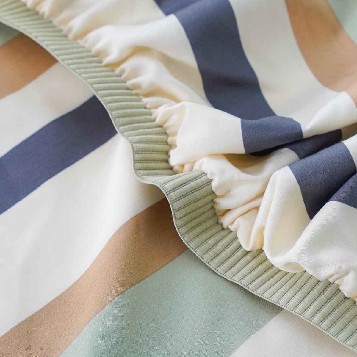 Ackly Bamboo - Harmony Stripe Fitted Sheet