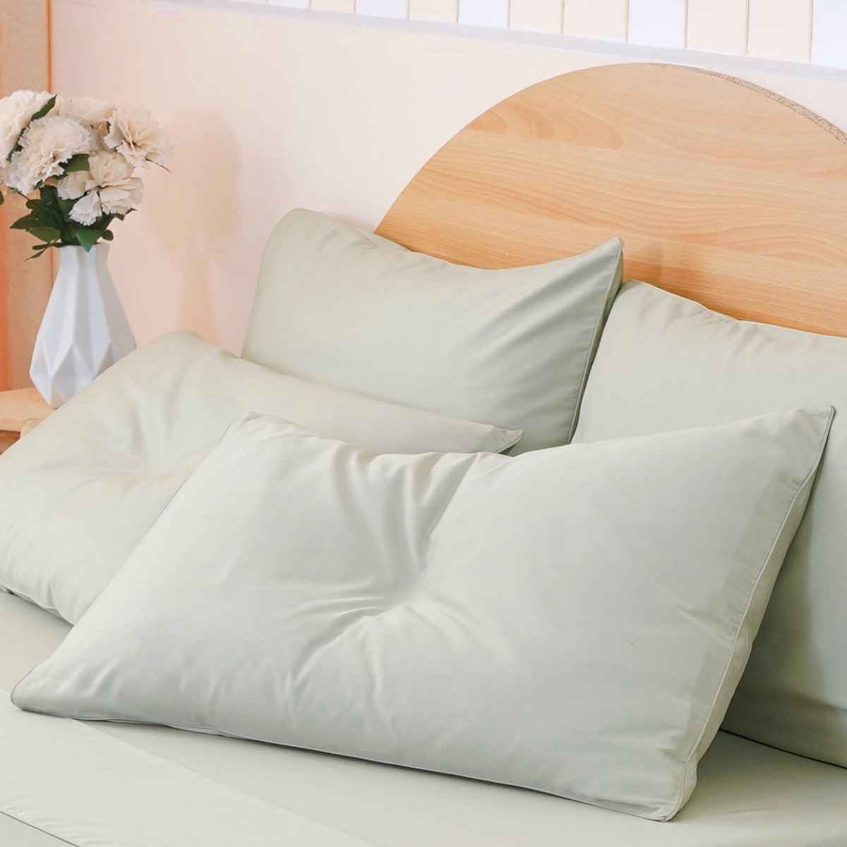 Ackly Bamboo - Sage Green Pillowcases Pair