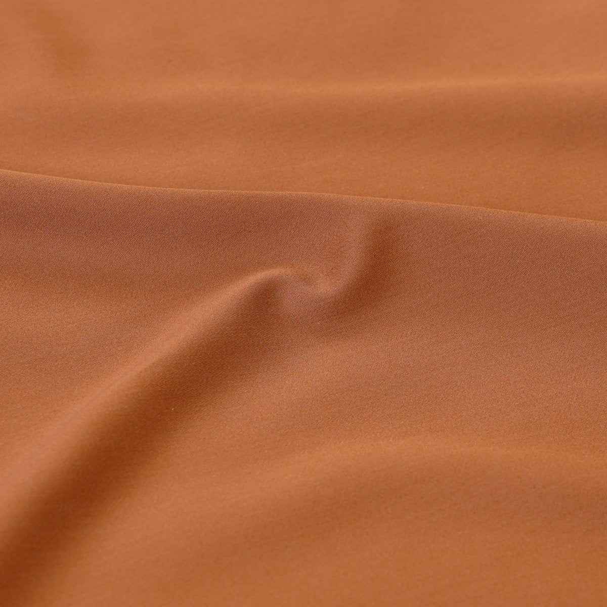 Ackly Bamboo - Terracotta Orange Fitted Sheet