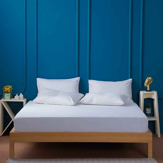 Ackly Bamboo - White Fitted Sheet