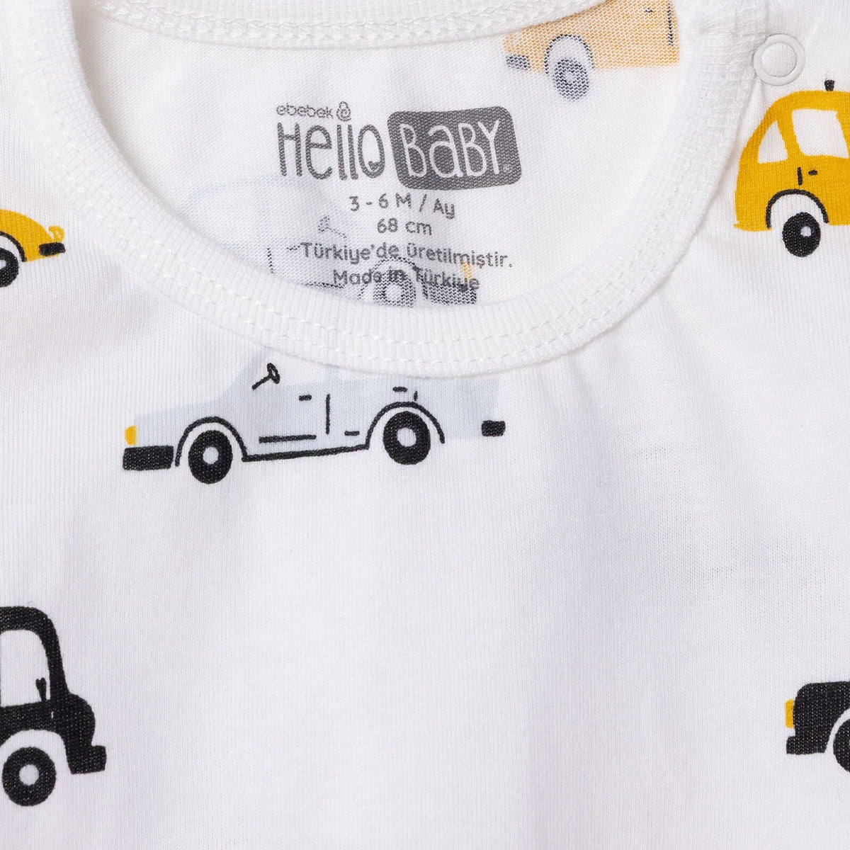 HelloBaby Long Sleeve Single Jersey Baby Pyjama Set (3-6 Months to 3-4 Years)