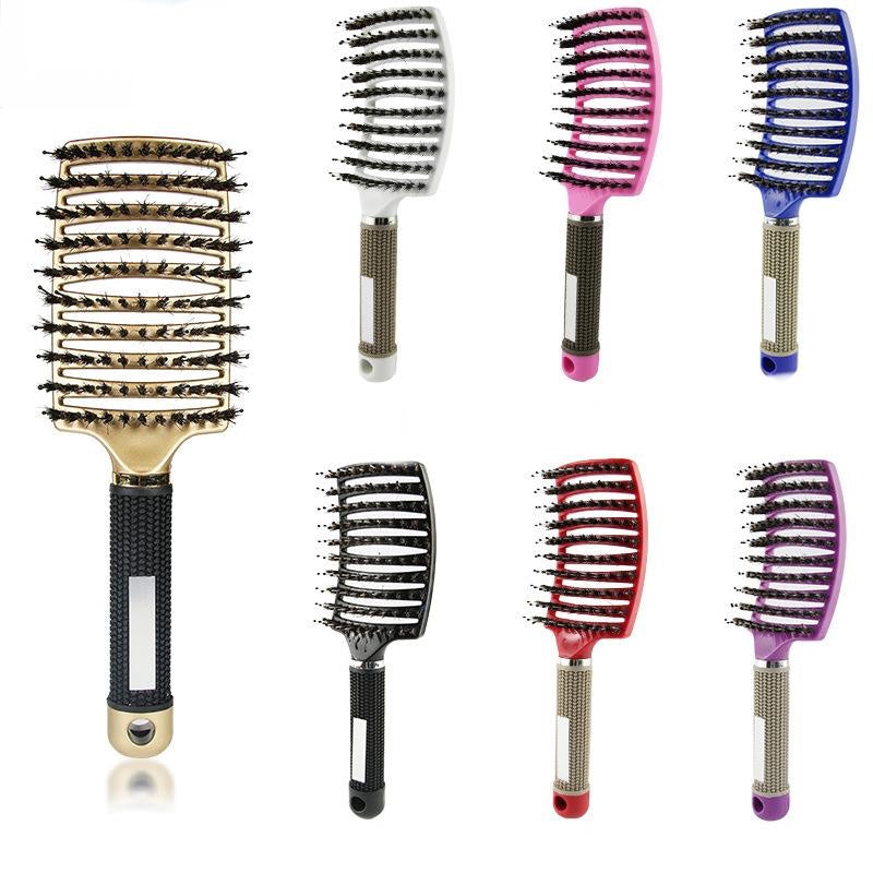 Detangling hair brush