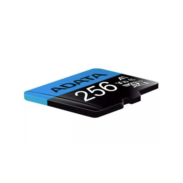 ADATA 256GB Premier Micro SDXC Card A1 Class 10 with SD Adapter