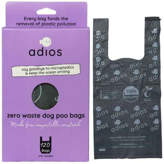 Adios Plastic Large Handle Bag Loose 120pcs