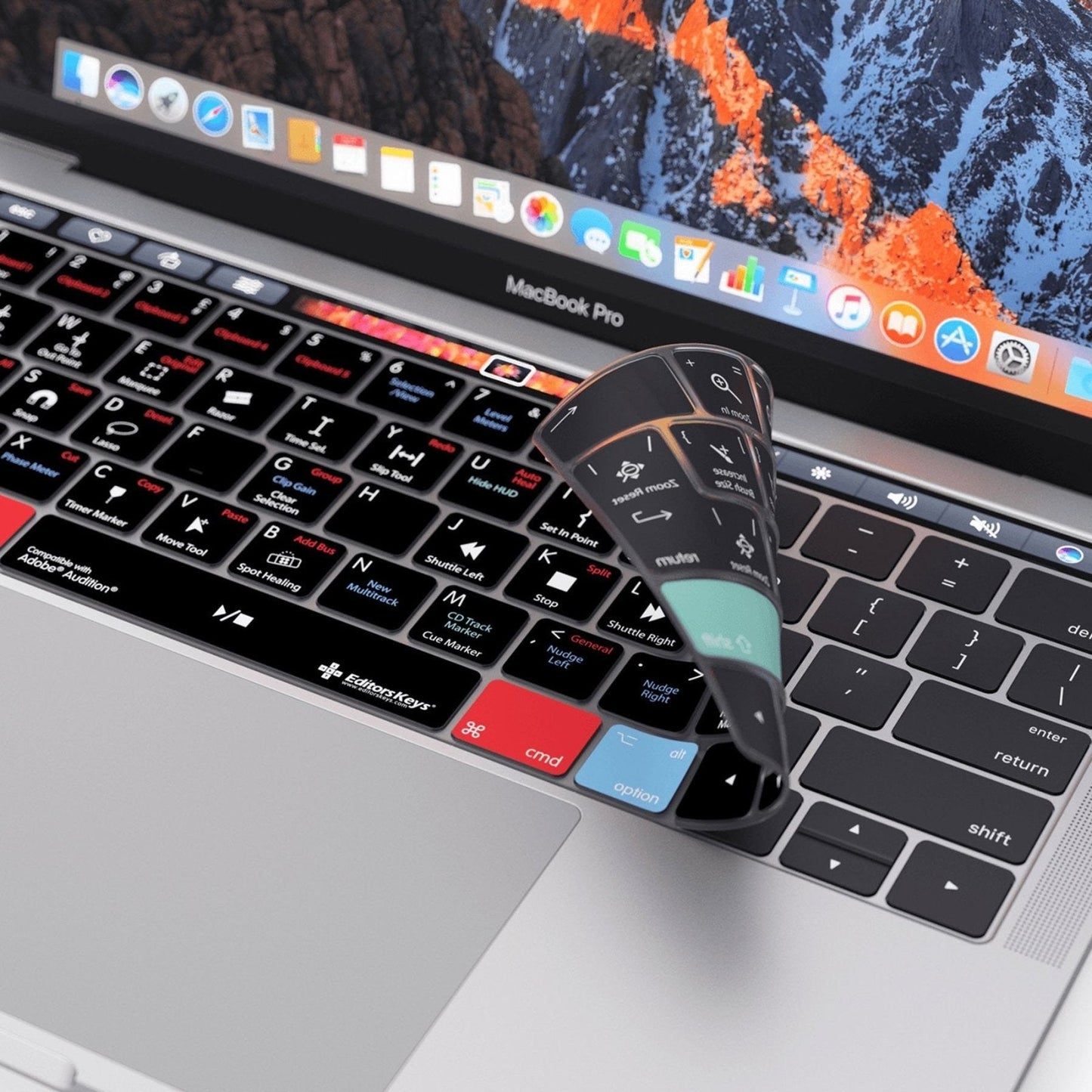 Adobe Audition Keyboard Covers for MacBook and iMac
