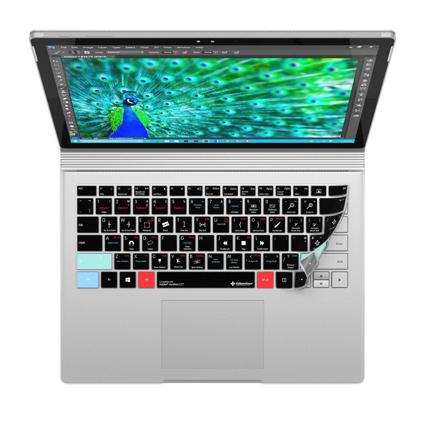 Adobe Audition Keyboard Covers for Microsoft Surface Line