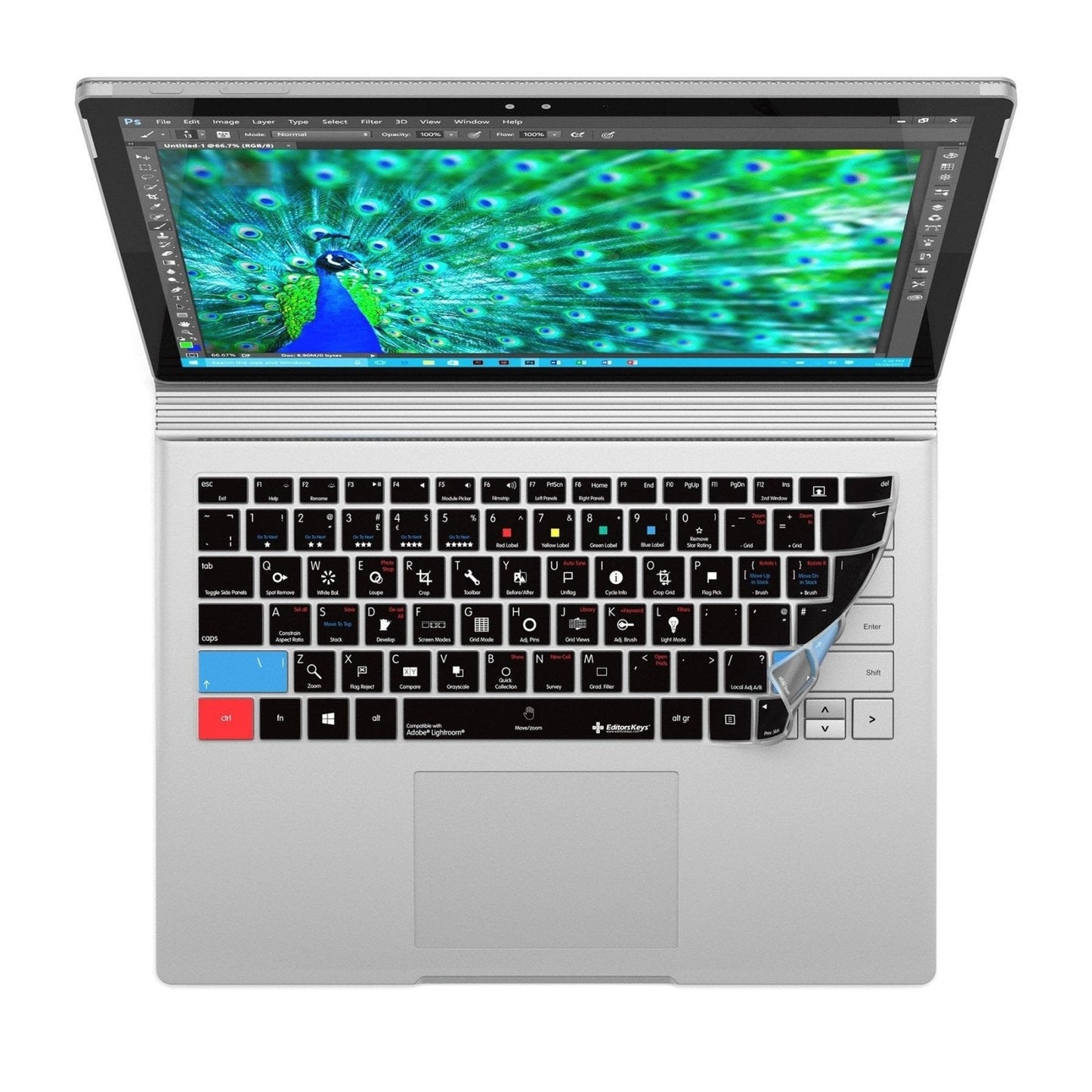 Adobe Lightroom Keyboard Covers for Microsoft Surface Line