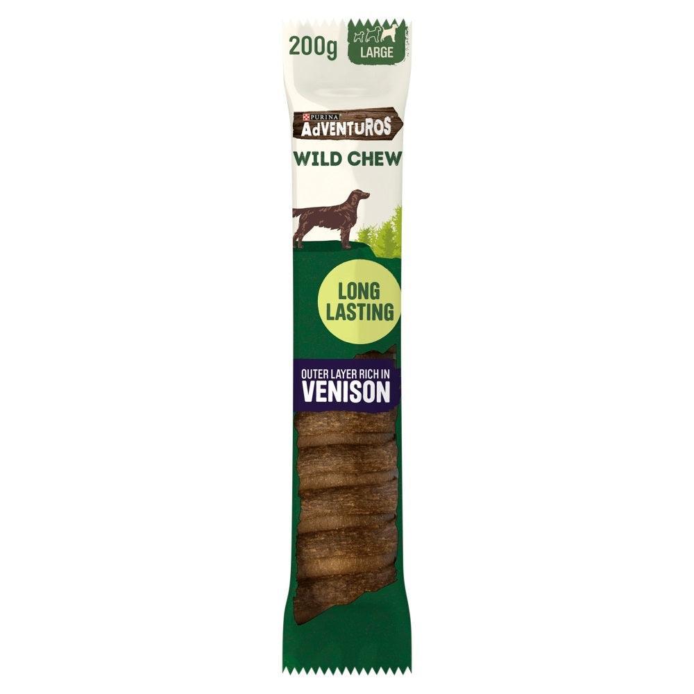 Adventuros Wild Chews Venison Large 200g - Case of 4