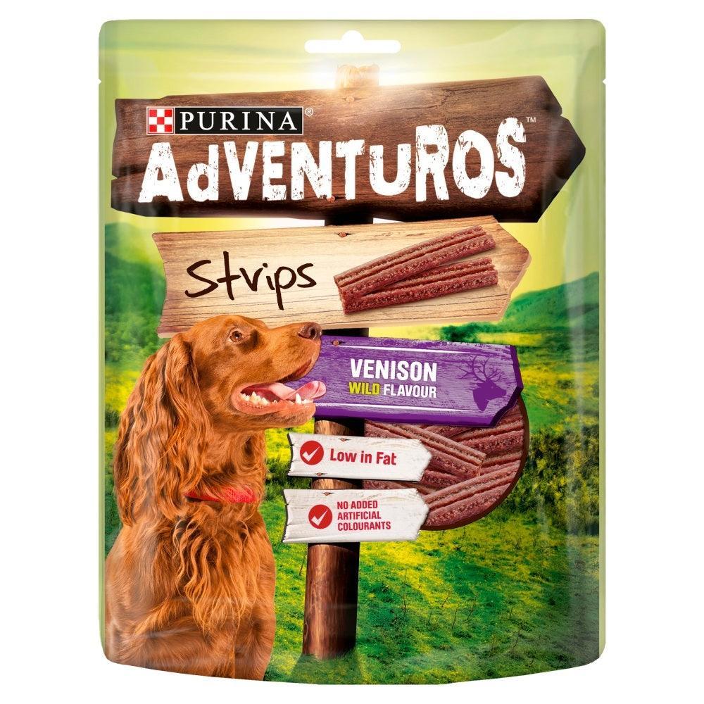 Adventuros Wild Venison Strips 90g - Case of 6