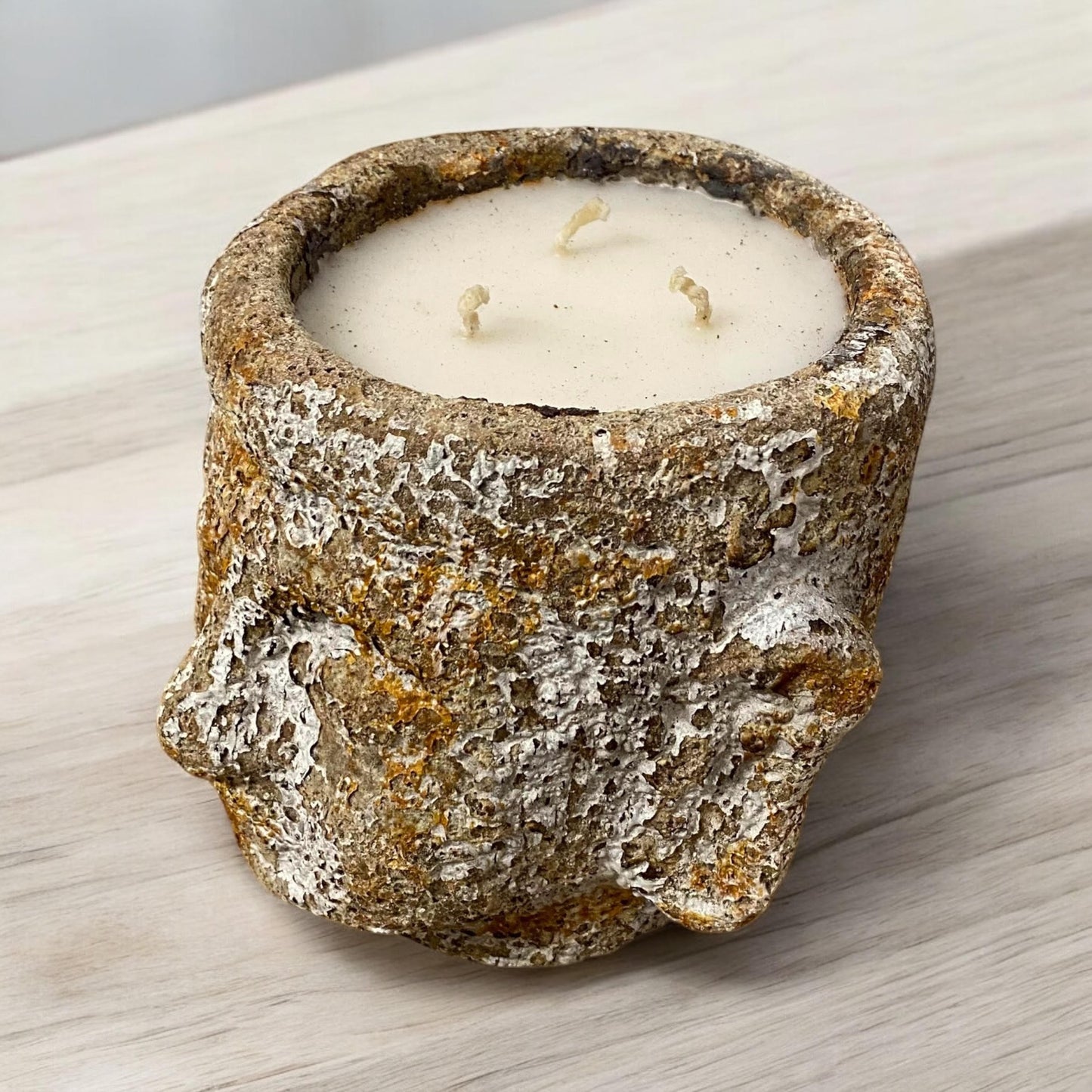 18CM BUDDHA HEAD CANDLE