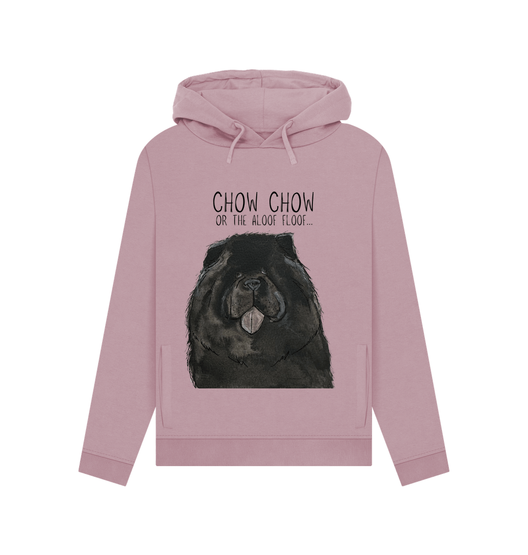 Black Chow Chow Women's Hoodie – Featuring the Aloof Floof!