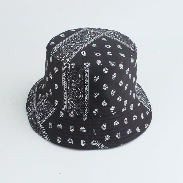 Printed Fisherman Hat Double-sided Can Wear Colorful Triangle Basin Hat