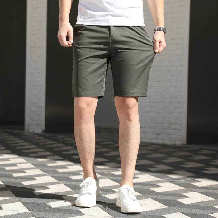 Affordable Men's Summer Pants - Casual Loose Elastic 5-Color Options for Comfort & Style