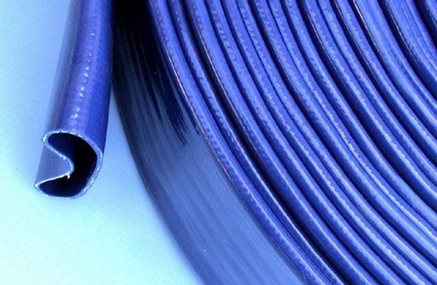 Lay Flat 2in / 50mm Water Discharge Aqua Hose Pipe Pump Irrigation PVC 2-6 BAR