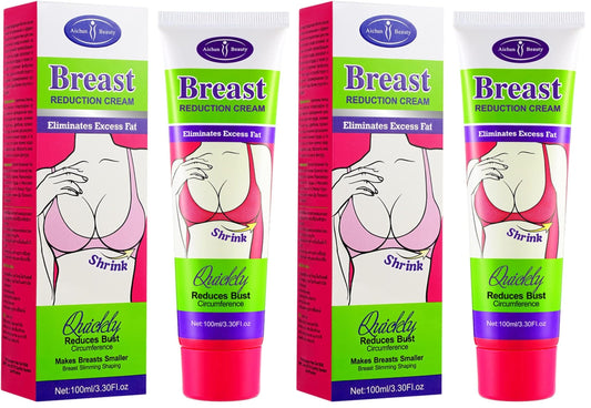 AICHUN BEAUTY Breast Reduction Cream – Slimming & Shaping, 100ml (Pack of 2)
