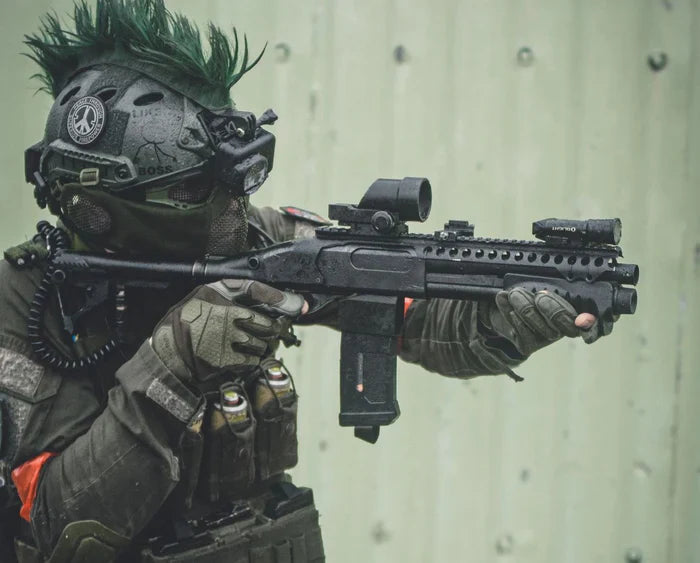 Airtac Shotgun to M4 Magazine Adapter (TM-M870/Breacher/Golden Eagle/Secutor)