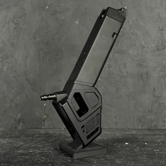 Airtac T1P CNC Angled HPA Adapter - 2 in 1 GLK + CAPA - Blackout Edition