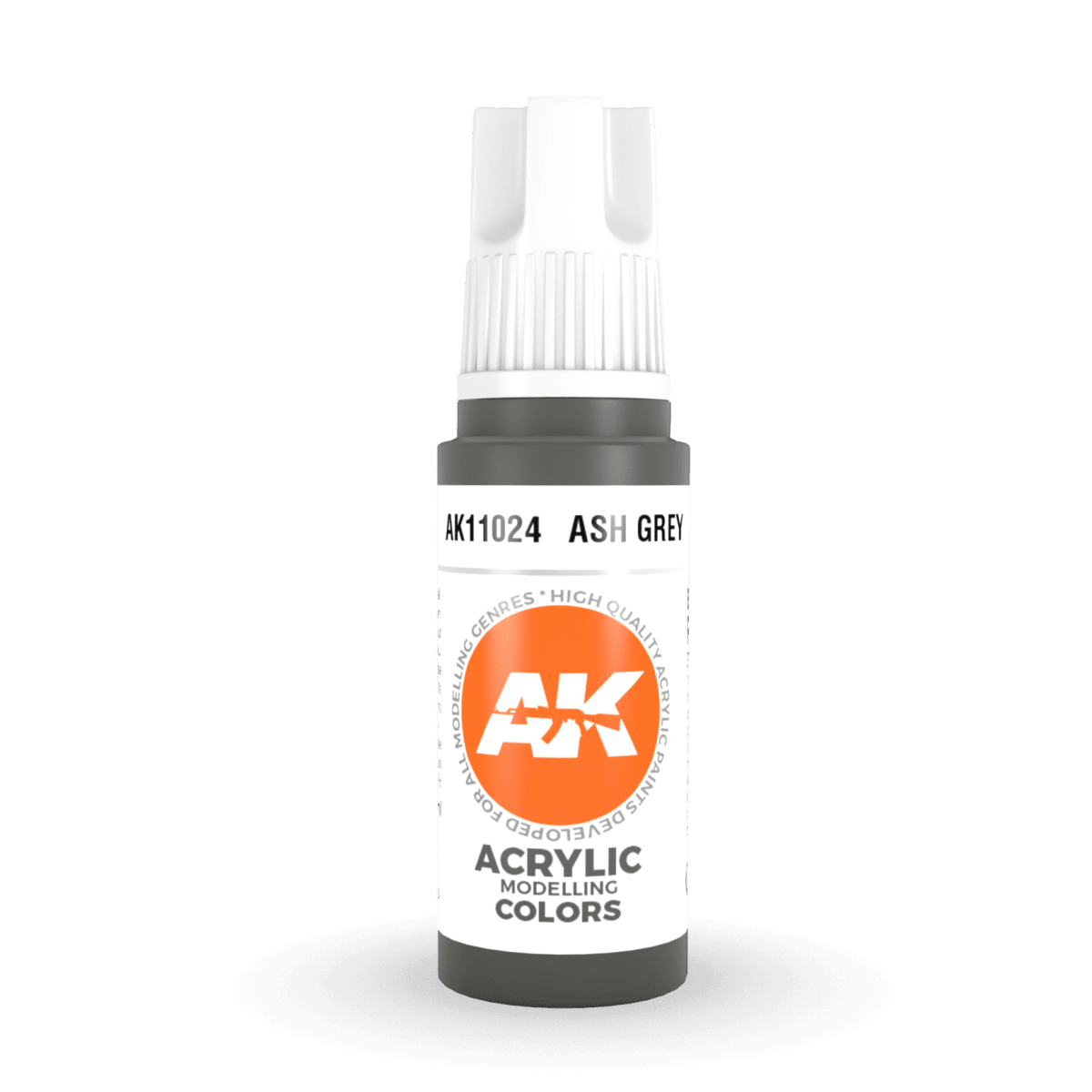 AK Interactive 3rd Gen Acrylic - Ash Grey 17ml (AK11024)