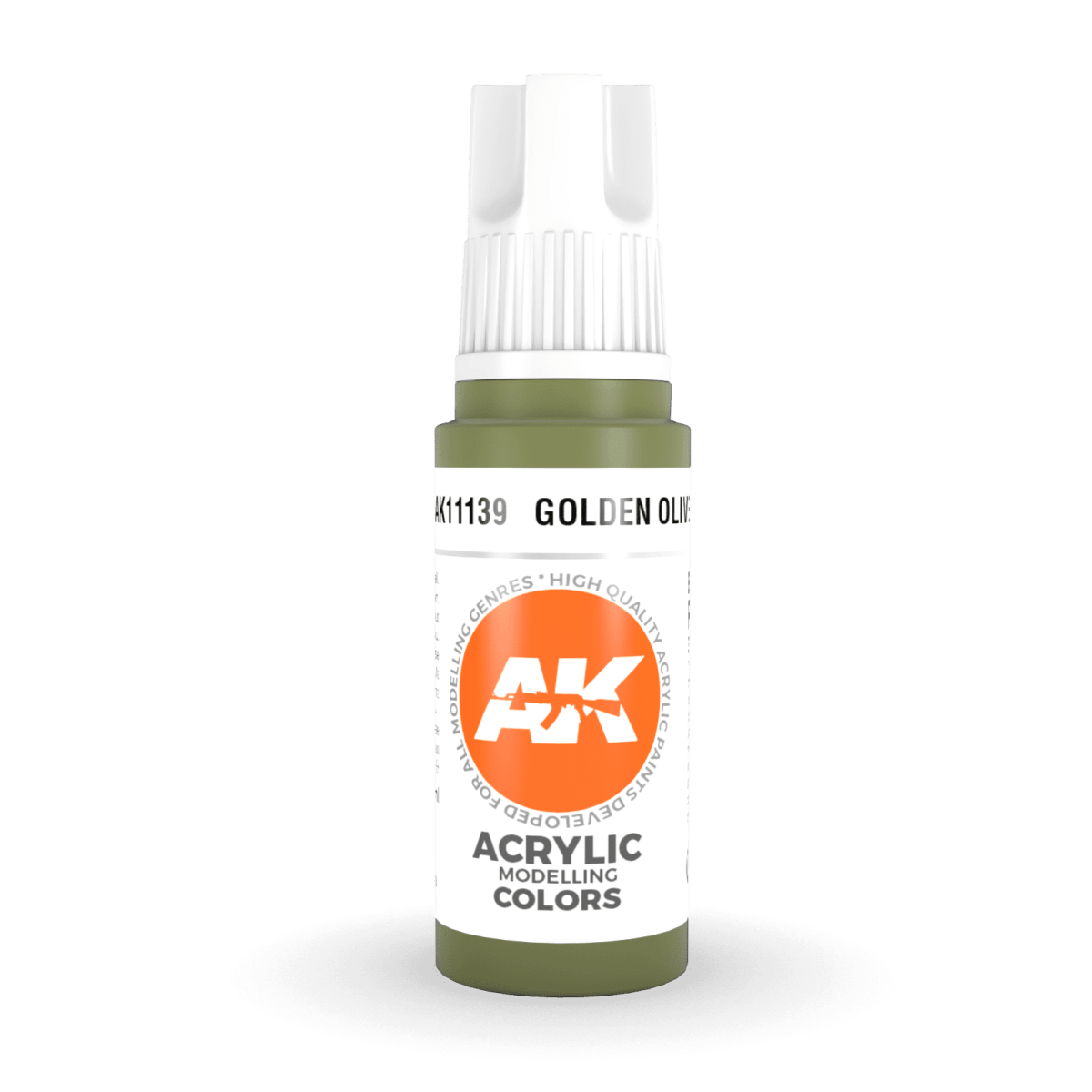 AK Interactive 3rd Gen Acrylic - Golden Olive 17ml (AK11139)