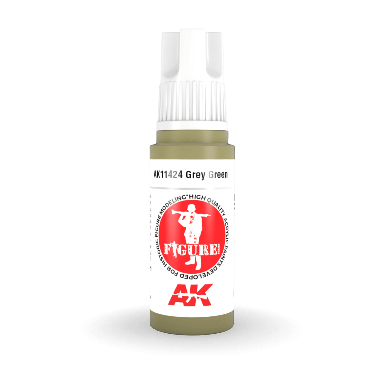 AK Interactive 3rd Gen Acrylic - Grey Green 17ml (AK11424)
