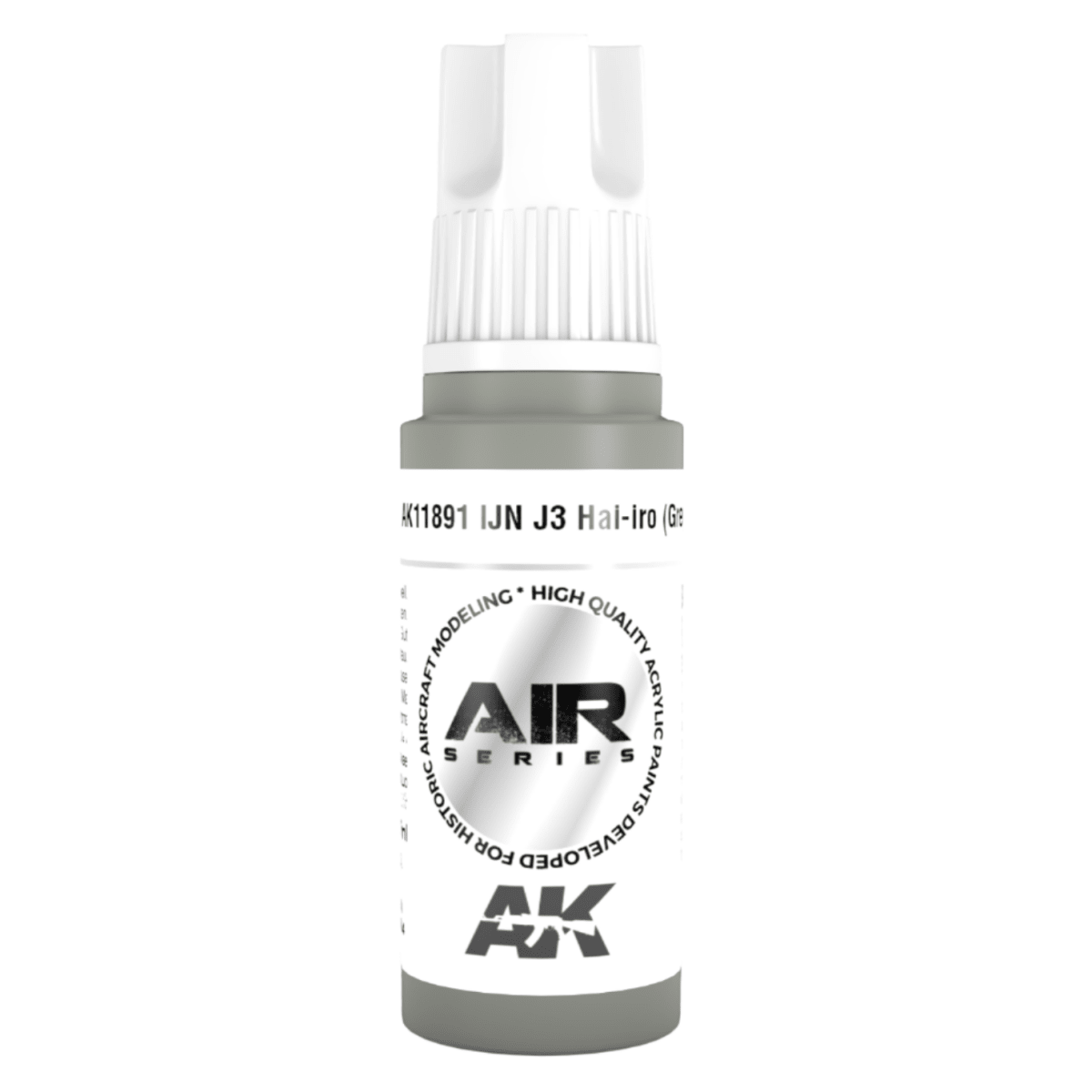 AK Interactive 3rd Gen Acrylic IJN J3 Hai-Iro (Grey) (AK11891)
