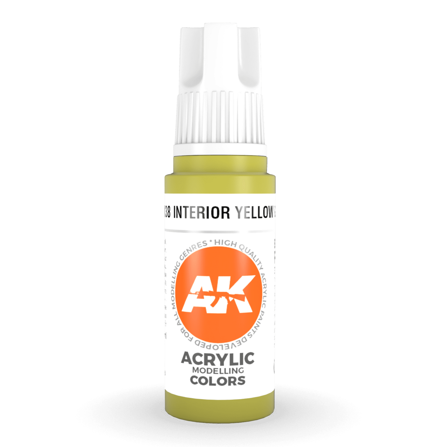 AK Interactive 3rd Gen Acrylic - Interior Yellow Green (Was Pear Green) 17ml (AK11138)