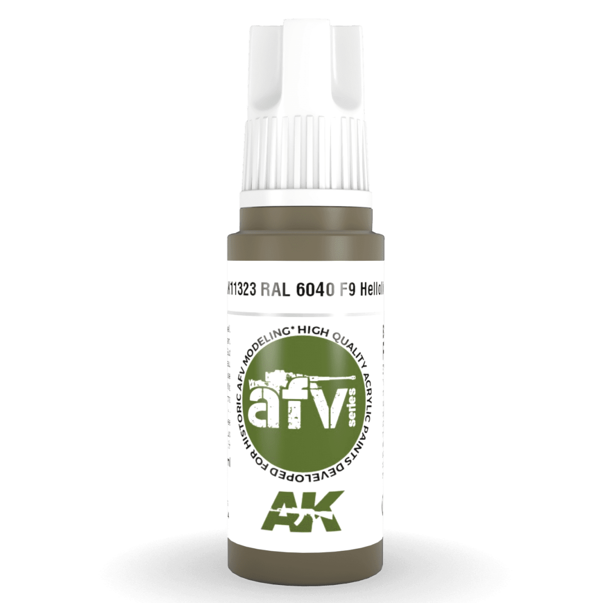 AK Interactive 3rd Gen Acrylic - RAL 6040 F9 Helloliv 17ml (AK11323)