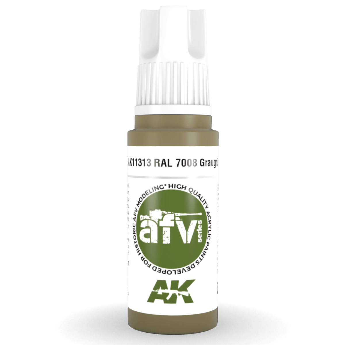 AK Interactive 3rd Gen Acrylic - RAL 7008 Graugrün 17ml (AK11313)