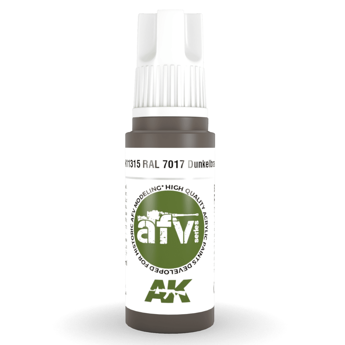 AK Interactive 3rd Gen Acrylic - RAL 7017 Dunkelbraun 17ml (AK11315)