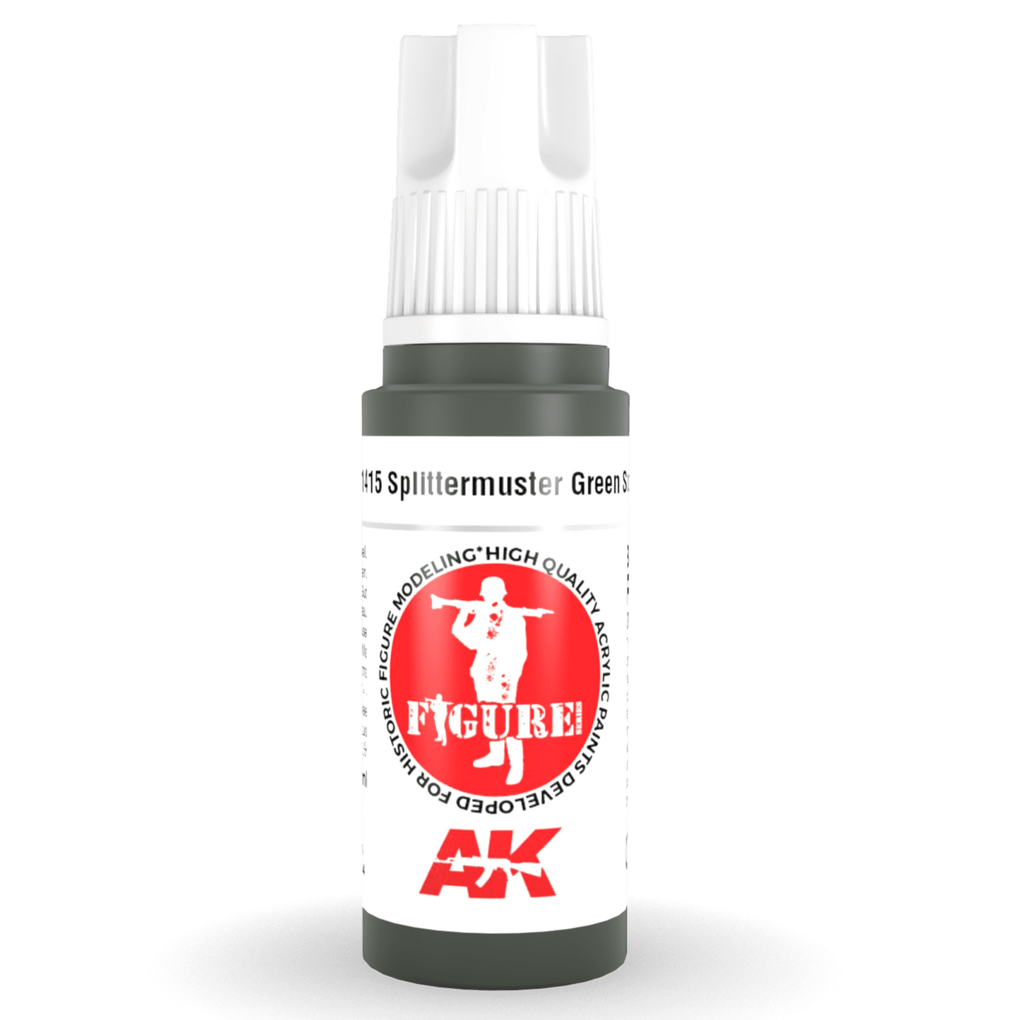 AK Interactive 3rd Gen Acrylic - Splittermuster Green Spots 17ml (AK11415)